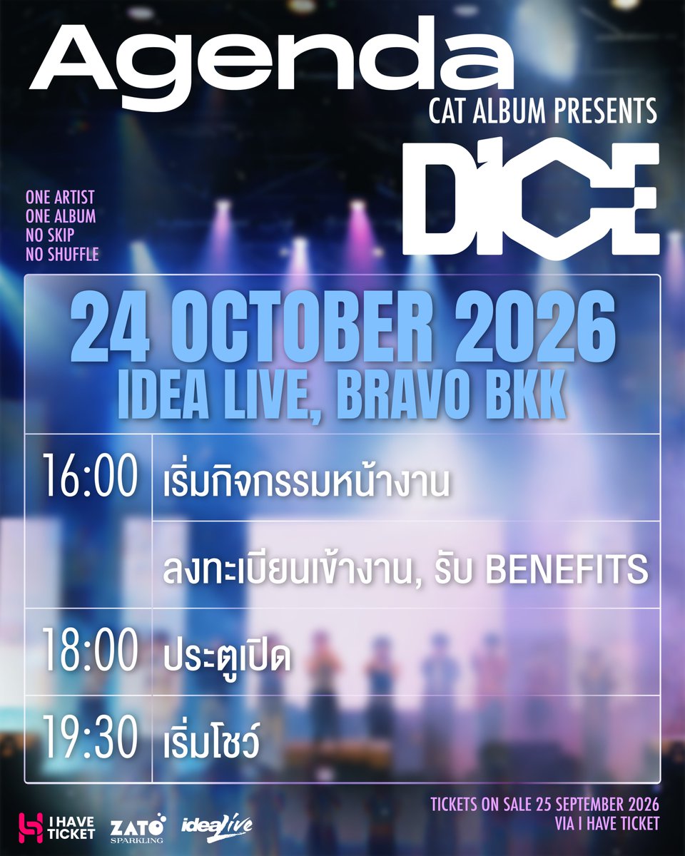 catalbumbycat's tweet photo. 💽 CAT ALBUM AGENDA 

🤩 เตรียมพบกับ CONCERT ใหม่ใหญ่ของศิลปินที่ไม่เคยมีมาก่อน
ONE ARTIST / ONE ALBUM / NO SKIP / NO SHUFFLE

24 OCTOBER | DICE
25 OCTOBER | YENTED
30 OCTOBER | ETC.
31 OCTOBER | ANATOMY RABBIT

📍ที่ IDEA LIVE, BRAVO BKK

#CATALBUM #CATRADIO https://t.co/fvhGqpDt1R
