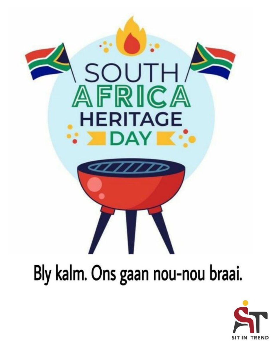 SIT_SA's tweet photo. HAPPY HERITAGE DAY FROM SIT!

Today we celebrate the colours, cultures, stories and traditions that make South Africa home.

Here’s to celebrating our heritage, sharing our stories, and making space for each other.

Happy Heritage Day! 🇿🇦

Sit Happens! https://t.co/jGL9NA7K0o