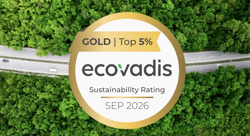 GEODIS_Group's tweet photo. GEODIS earns the @ecovadis Gold medal.🏅
We have reached a major new milestone in our #CSR performance with a score of 84/100 in 2026, up 12 points compared to the previous year and our highest score since EcoVadis assessments began!

More details here ➡️ https://t.co/wy6WdsIYjI https://t.co/25fsZj66RV