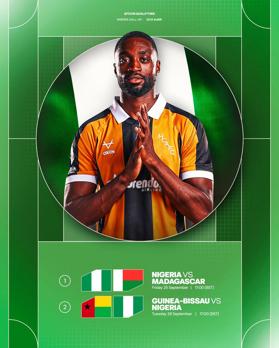 HullCity's tweet photo. Shems with the Super Eagles! 🇳🇬 https://t.co/Z2BFcCj1Mt