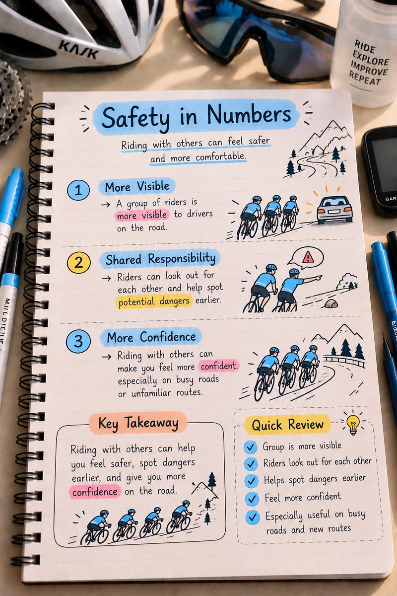 domeslyride's tweet photo. 🌐 https://t.co/wiENgxrxxl

Why does a hard effort feel different when you’re riding with others?

Group riding can increase motivation and effort while making discomfort easier to handle.

That’s one reason riding together can help you get fitter.

#Cycling #CyclingTraining #RoadCycling
