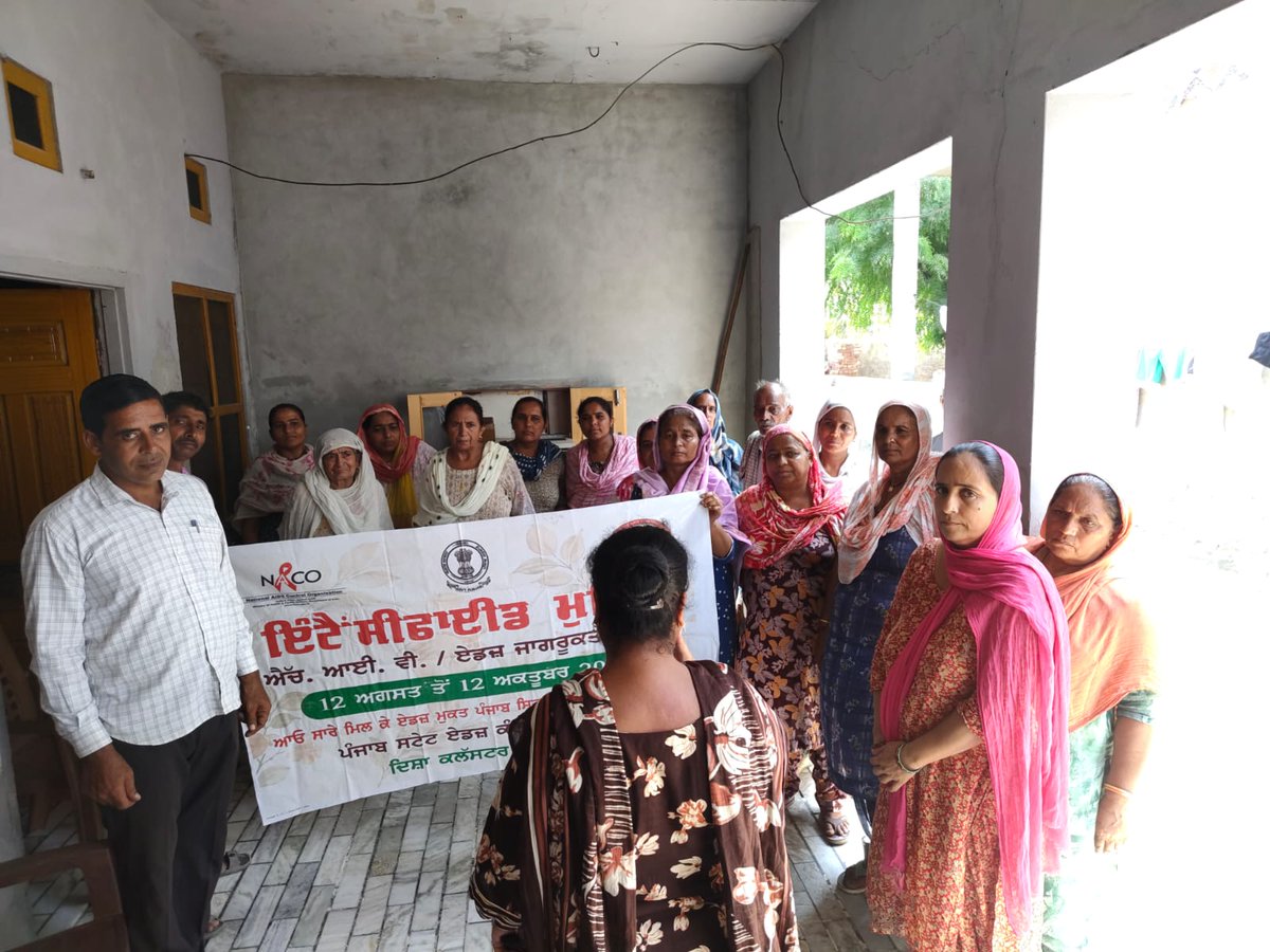 punjabsacs's tweet photo. The Intensified HIV Awareness Campaign is spreading vital messages on HIV prevention across Punjab and promoting a supportive, stigma-free society.
@NACOINDIA @HMPunjab @PunjabDOHFW

#hivawareness #intensifiedcampaign #hivfreepunjab #endstigma #awarenessmatters https://t.co/2JaYgVZJq0