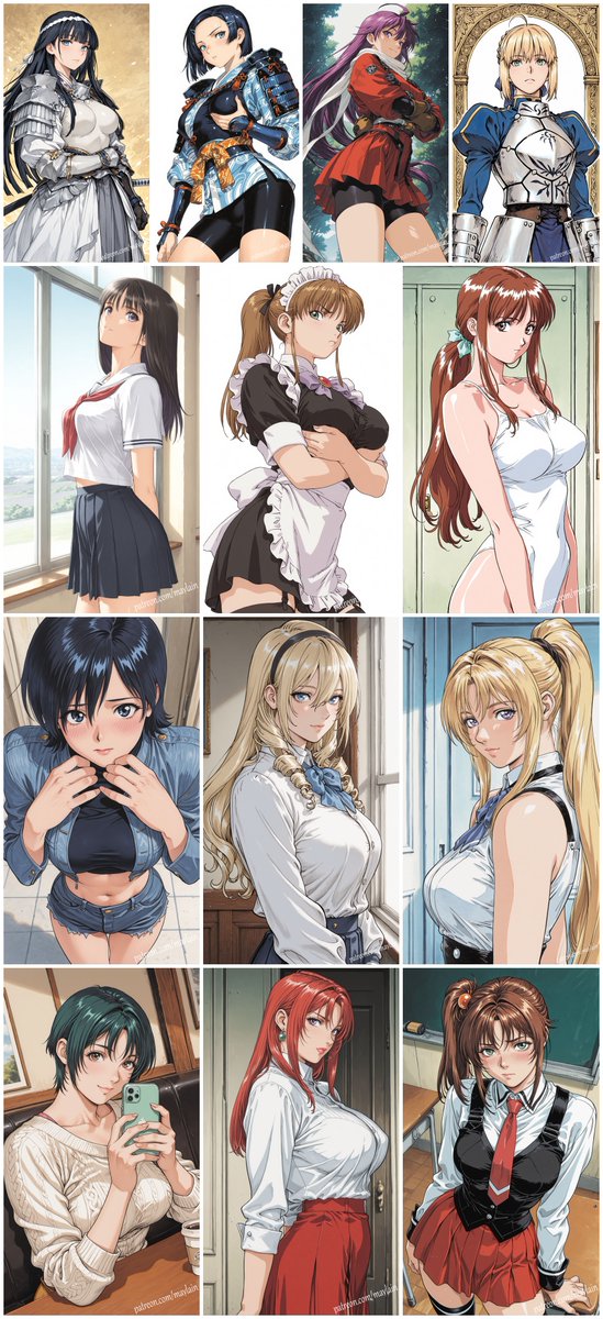 may_rain_00's tweet photo. ランス / Fate / stay night 他 パックです。
#RanceSeries #Fate #AIart https://t.co/okeSCdIKp3