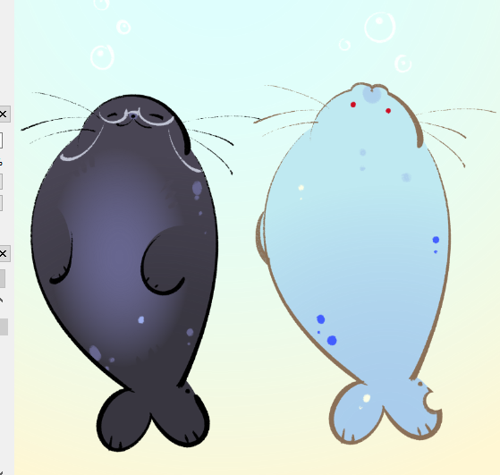 K3wp1e_M4y0's tweet photo. These seals look oddly familiar, don't chu think 👀👀👀 https://t.co/7ncYshWpxH