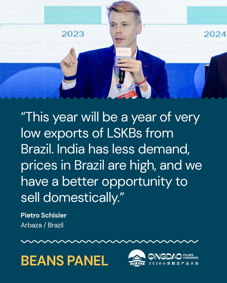 GlobalPulsesGPC's tweet photo. Brazilian prices, India’s crop and China’s new crop are all shaping the bean market outlook.

GPC members can now access the full panel recording:
https://t.co/CjjdtYCY96

Not a member yet? Join us to unlock this and other member benefits.
https://t.co/1iQqYruGs5

#GPC #Pulses https://t.co/BLnpfBcz5N