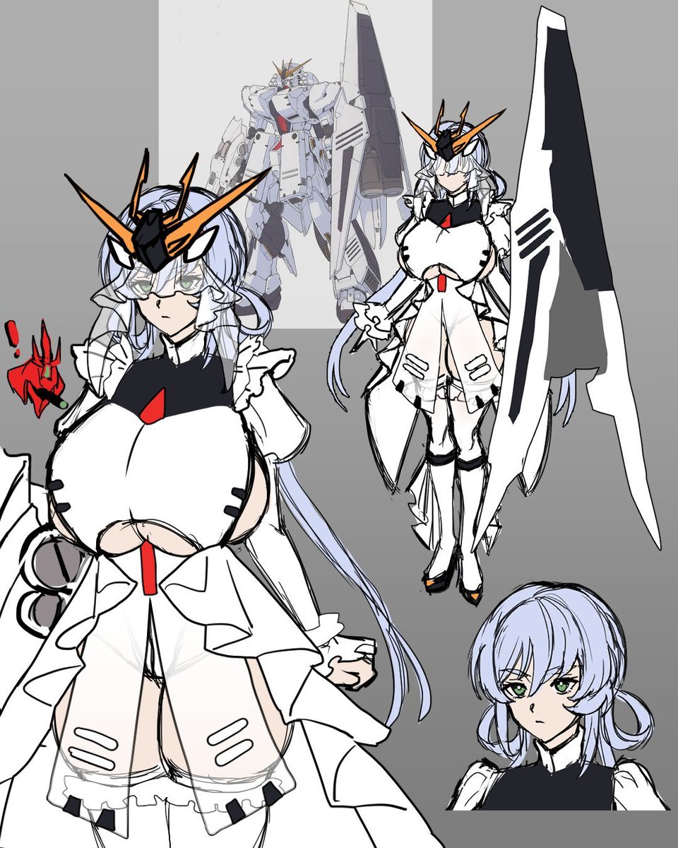 yy0880yy's tweet photo. 擬人化
νガンダムHWS https://t.co/f2uz7ZSUUz