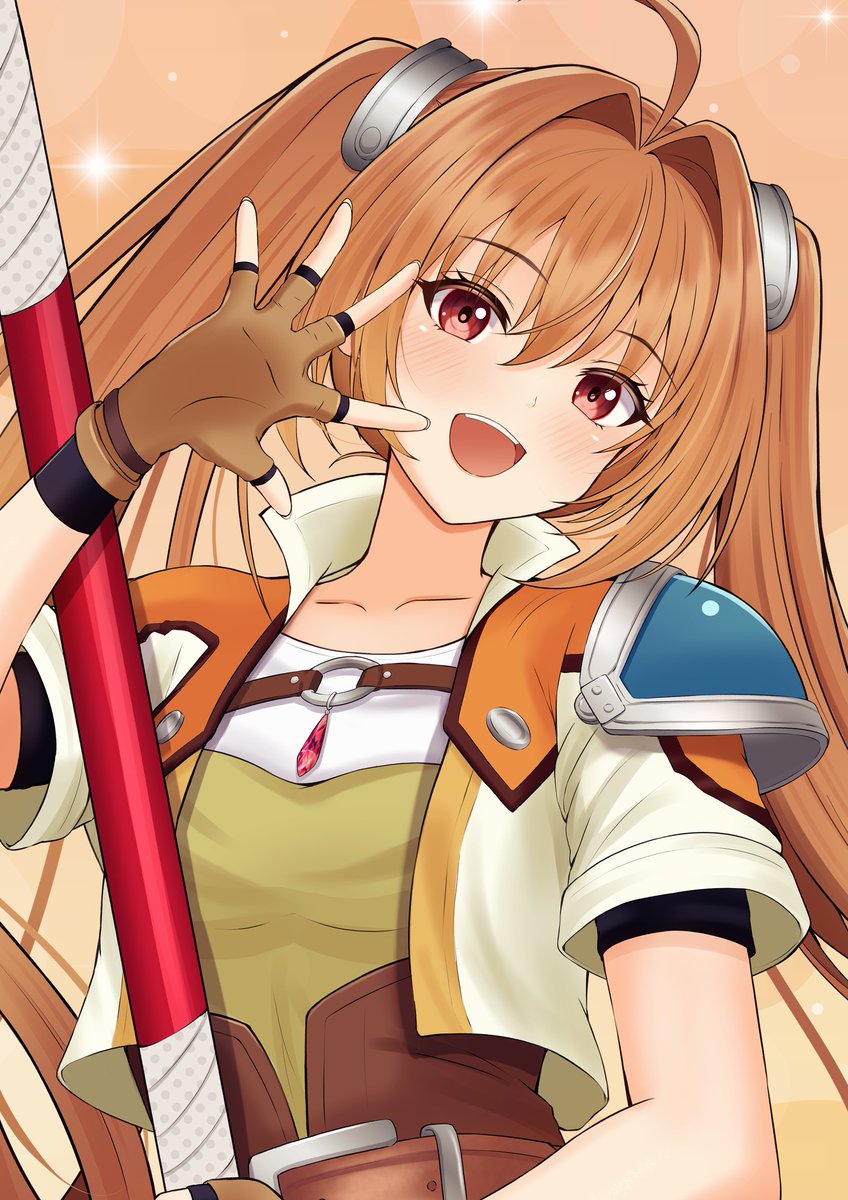 riraranran's tweet photo. #空の軌跡 より エステル・ブライト💛
新調した2ndの衣装も大好きです！
#軌跡シリーズ https://t.co/cl8XAp4nu8