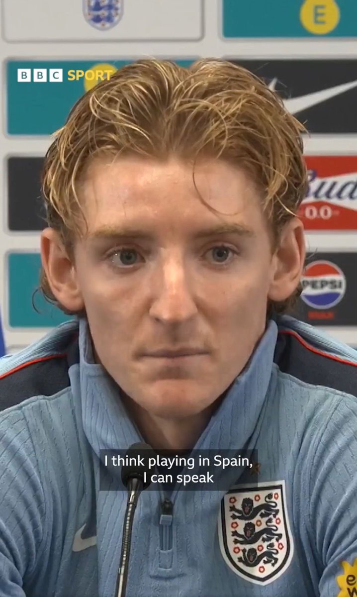 TouchlineX's tweet photo. 🚨🗣️ Anthony Gordon: "Difference between playing football in England and Spain? We don't have that strength to control games like the Spanish do, it's not in us. I'm not sure it's something that can be taught."

"Now that I play in Spain, I can speak with an educated view, the way they keep the ball is different, much different than I have ever experienced playing in this country."

"I'm not sure we can ever get that, but we can definitely get better or maybe go the other way and play to our strengths which is to play physical, direct football and counter-attack. There's no perfect way to win a football match."

"We can't keep looking at other countries and trying to be like them. We are not them, we are English. We have our strengths which they do not have. So maybe we start playing to what we are good at."