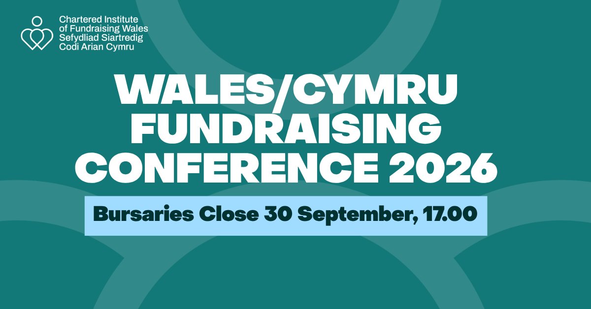 CIOFtweets's tweet photo. Seven fundraisers. Seven bursary places for Wales/Cymru Fundraising Conference 2026.

Applications close 30 September at 17:00, so don’t miss your chance to join us in Cardiff on 18 November.

Find out about the bursaries and apply: https://t.co/2px8WzXk2E https://t.co/MNUFq9mejs