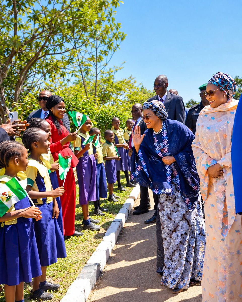 v79158's tweet photo. Mommy Hajia Nana Shettima @kujarima, and H.E. Senator Oluremi Tinubu @SenRemiTinubu, First Lady of the Federal Republic of Nigeria, have demonstrated the important role of noble and purpose driven women in governance through their resilience, dedication, and undeniable contributions to nation-building, girl child education, and women’s empowerment initiatives.

The Renewed Hope Initiative (RHI) stands as a testament to the important place of women in advancing inclusive development, empowering communities, and creating opportunities for women and the girl child.

Their commitment to empowering women, nurturing the girl child, and contributing to national development continues to highlight the valuable impact of women’s leadership in society.

In other words, their partnership in progress reflects loyalty, mutual understanding, shared purpose, and a viable working relationship, demonstrating how women of vision and dedication can work together to make a meaningful difference in the lives of Nigerians.

WE HUMBLY APPRECIATE AND CELEBRATE YOU BOTH FOR BEING AN INSPIRATION TO US AND MANY.❤️❤️