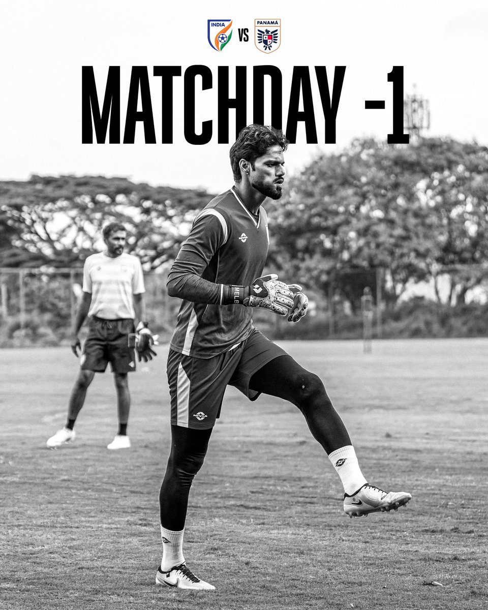 IndianFootball's tweet photo. Final session before matchday 🇮🇳⚡️

#BlueTigers #IndianFootball https://t.co/L9q9wcEWUN
