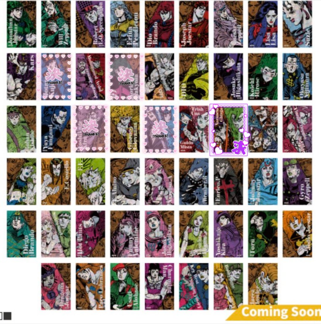 mi_ka_do77's tweet photo. 【交換】ジョジョ ジョジョワールド
 ジョジョワ 　アクカ　カード
アクリル フレーム&amp; カード 　セット 

譲
画像参照

求
フーゴ&amp;ナランチャ

2セット予定
10月中に購入します。

宜しくお願い致します。 https://t.co/eNKU4MZkBg