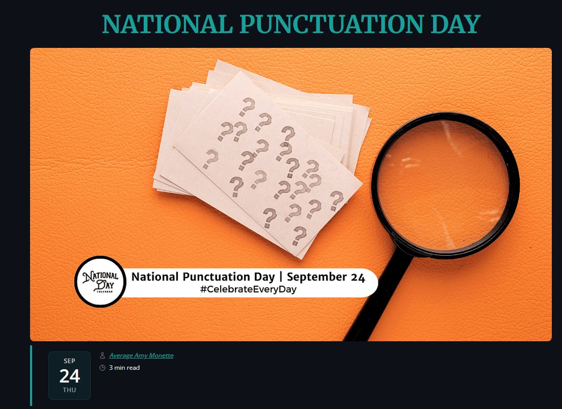 HamsterTamer90's tweet photo. Today is national punctuation day and we havent had a runner for it?

Remember the Elon tweet? ":"

Time to finally run it.

https://t.co/W5p2try73K
https://t.co/RohFT6tqiQ https://t.co/VW6fmWm9o9