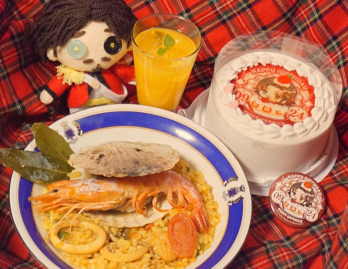e_35_a's tweet photo. ホセ誕生日おめでとう！
あなたの進む未来が、どうか優しく、光に満ちたものでありますように
メロッソとオレンジジュースでお祝い🥂 https://t.co/g7vBd9zx38