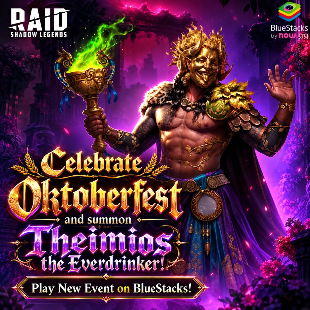 bluestacksinc's tweet photo. 🍺 RAISE YOUR STEINS FOR THEIMIOS THE EVERDRINKER AND THE OKTOBERFEST FUSION EVENT IN RAID! ⚔️

Grinding dungeon tournaments and stacking fusion materials for this Argonite warrior right now. 

#RAIDrpg #RAIDShadowLegends  #BlueStacks #MobileGaming #GamingPC #MMORPG https://t.co/KnFNiPijj7