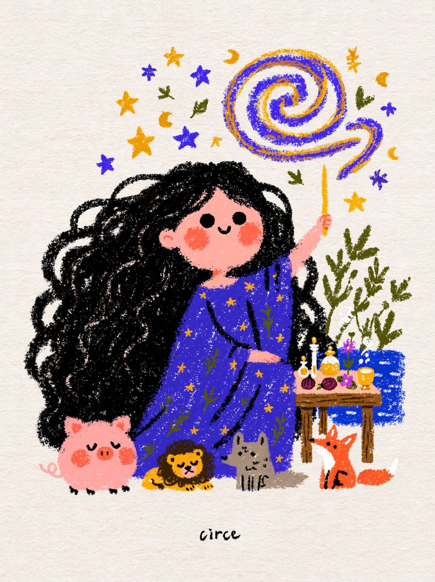 craftian_keskin's tweet photo. Greek Mythology, but cute. 

Medusa, Circe, Hestia, Demeter. https://t.co/QrGThQ5bS5