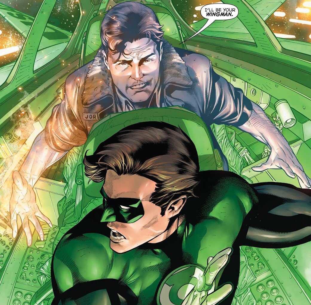 TheJokersGrimm's tweet photo. “I’ll be your wingman.” #Lanterns https://t.co/r4KRzXKRtJ