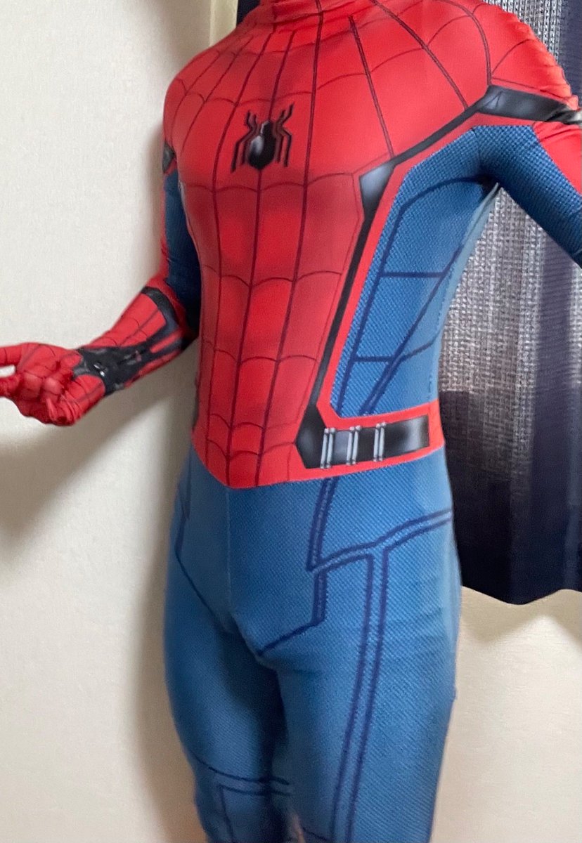 spiderwrestle's tweet photo. スパイダーマン着て写真撮ってもらいました🕷️ https://t.co/3kqpAbsdtF