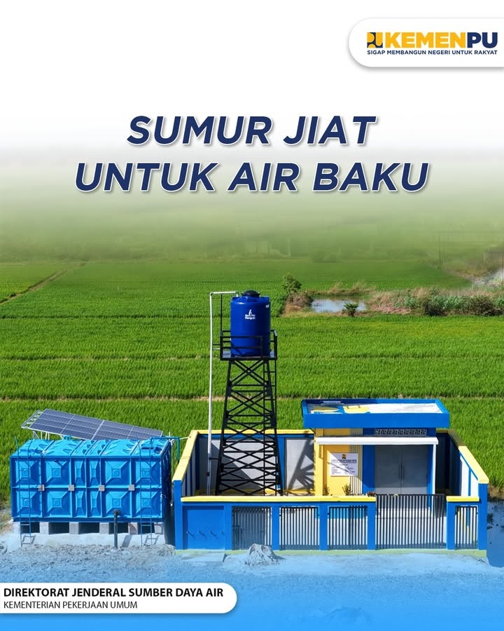 politeknikpu's tweet photo. Repost from pu_sda
__
Jaringan Irigasi Air Tanah (JIAT) tidak hanya berfungsi sebagai sumber pengairan bagi sawah yang jauh dari saluran irigasi permukaan, tetapi juga mendukung kebutuhan harian warga.
#SigapMembangunNegeriUntukRakyat #MengelolaAirUntukNegeri #JIAT https://t.co/EztNr9X3mh