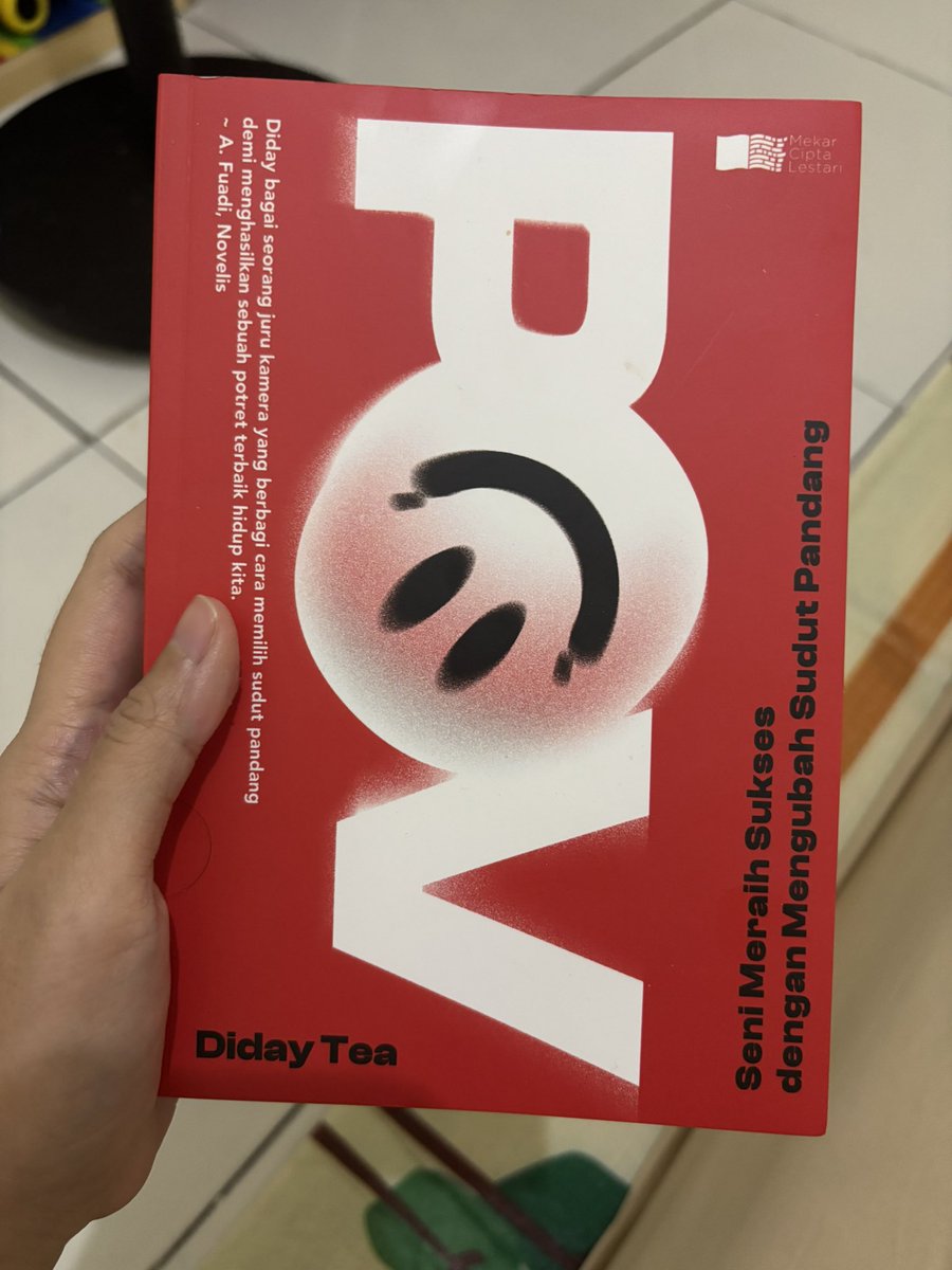 lilaccountz's tweet photo. 🎊GIVEAWAY BUKU POV!🎁📚

ada 5 buku POV gratis untuk 5 orang khusus followers akun ini~~~

cukup rt dan reply kenapa mau menang giveaway kali ini! nanti yg replynya paling bagus jadi pemenangnya dan aku umumin hari sabtu yaah!

good luck guysss🎉 https://t.co/lJ1mK1AzYw