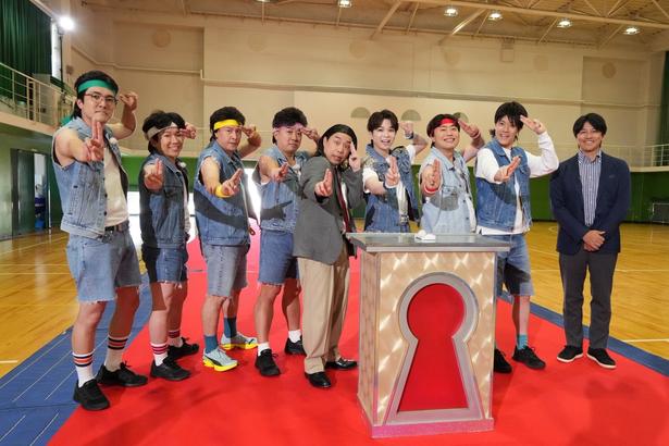 thetvjp's tweet photo. ＜#新しいカギ＞
#MILK #塩﨑太智 が初参戦　
全校生徒700人と早押し名曲クイズ対決に
「“爆裂”押します！」

▼記事の続きはこちら
https://t.co/Pl2354Lv0W

＃霜降り明星
#チョコレートプラネット
#ハナコ https://t.co/xRO5jjVuM2