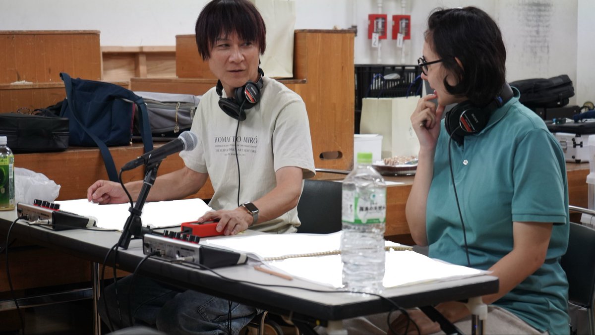 PROCYONSTUDIO's tweet photo. パーカッションも録音しています。#大場章裕 さんが演奏してくださっています！We’re recording various percussion instruments as well. #AkihiroOba is performing for us! tom https://t.co/aZCIewheme