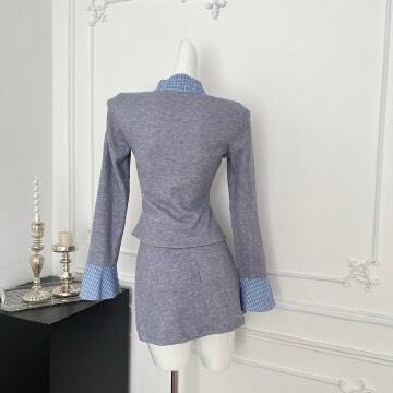 CindieSiever's tweet photo. Korean fashion: a preppy two-piece outfit perfect for dates and a soft girl look. https://t.co/UTHQUQ7Ojt