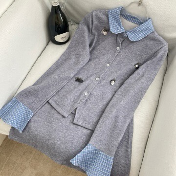 CindieSiever's tweet photo. Korean fashion: a preppy two-piece outfit perfect for dates and a soft girl look. https://t.co/UTHQUQ7Ojt