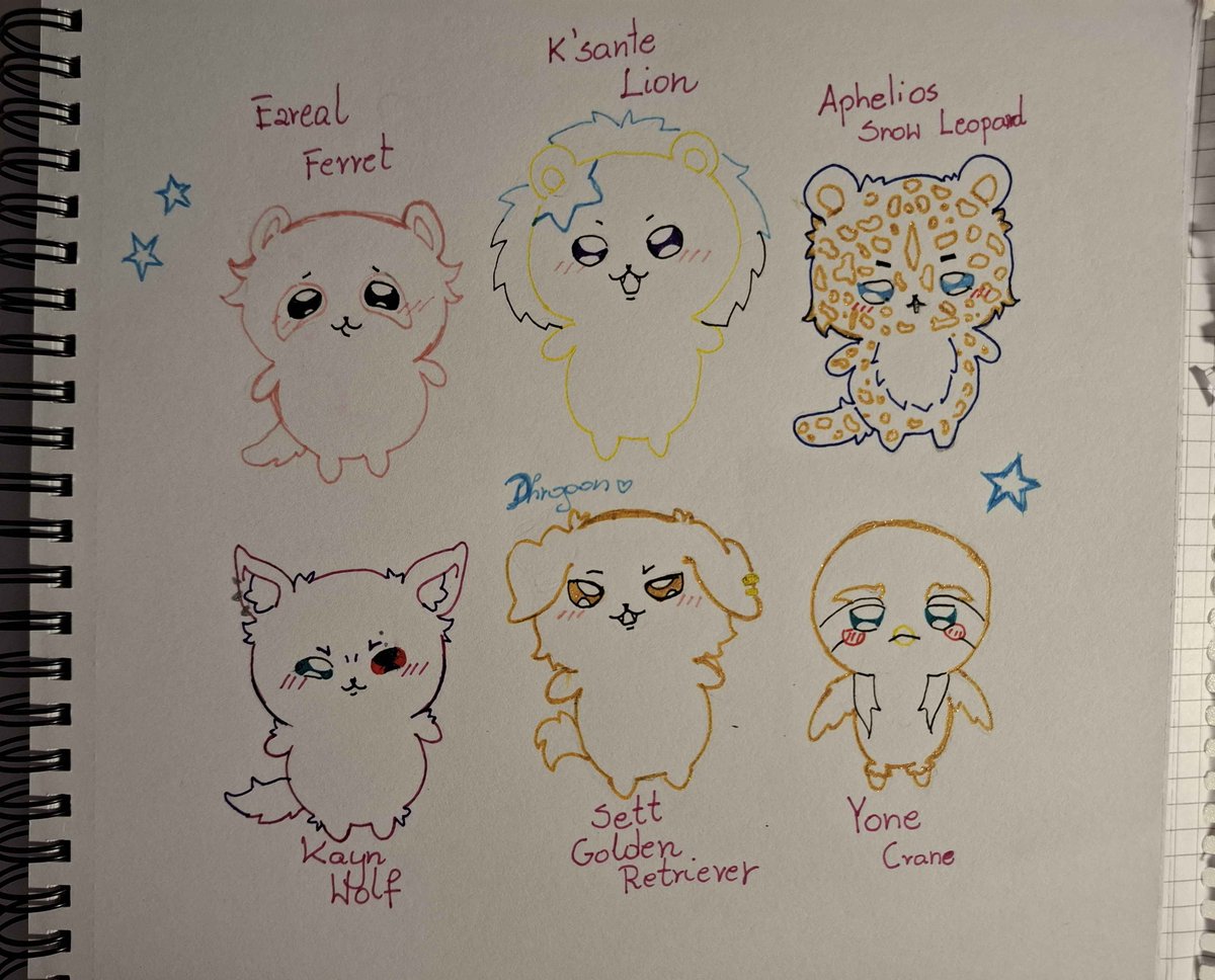 shark_dhrogon's tweet photo. Hearsteel Members as Chiikawas?! ✨(o゜▽゜)o☆

#HEARTSTEEL‌ #APHELIOS #SETT #EZREAL #SETT #YONE #KAYN #KSANTE #Leagueoflegends #leagueoflegendsheartsteel #cute #livemylife #art #chiikawa #leagueoflegendsart https://t.co/IYRpNNHRzm