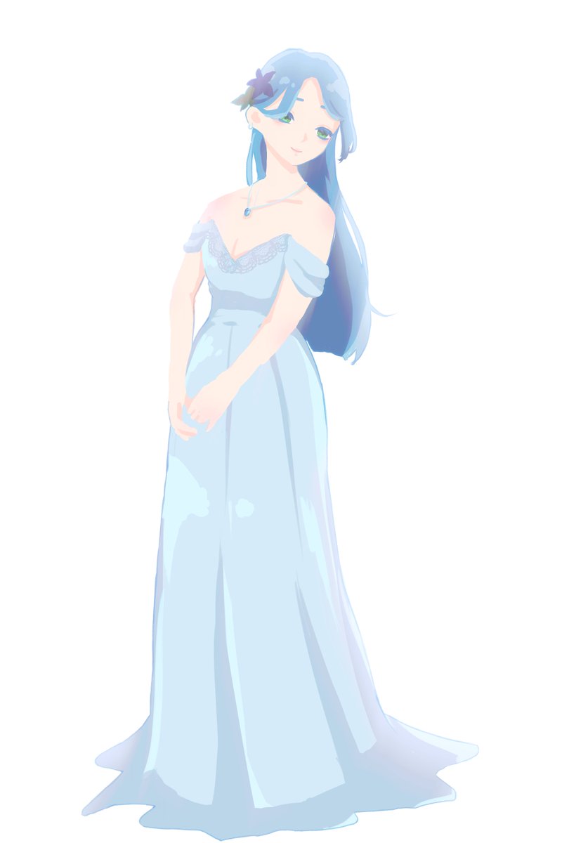 Meer_Lilie's tweet photo. 👰🩵
#イラスト 
#絵描きさんと繋がりたい https://t.co/43cdb2SmW7