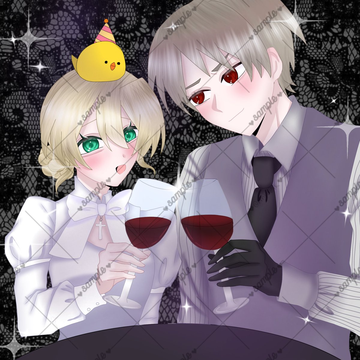 6Mushoku7's tweet photo. @_aisiteruo 初めまして> ̫<♩
このような感じの夢絵でよろしければお二人で1000円となっております❕かわいいイラストが描くの���得意です⸝⸝> <⸝⸝♡
詳しくはこちらに載ってます！https://t.co/EnCV5H2cuc https://t.co/R7P9M8fXm6