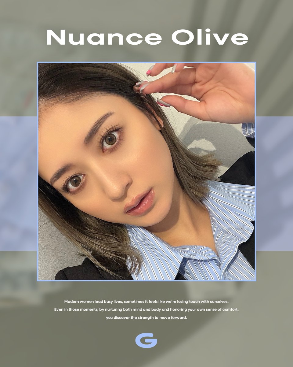 grovi_official's tweet photo. 𝐆𝐑𝐎𝐕𝐈 𝐩𝐫𝐨𝐝𝐮𝐜𝐞𝐝 𝐛𝐲 𝐌𝐈𝐂𝐇𝐎𝐏𝐀 ✧

ナチュラルなのに、
どこか印象的。

@michopaaaaa 
・。・。・。・。・。・。・。・。・。・。・。
▻COLOR◅
Nuance Olive　#ニュアンスオリーブ
DIA：14.2mm｜着色直径：13.2mm｜BC：8.6mm

#GROVI #グロヴィー #みちょぱ #池田美優 #カラコン https://t.co/OWXoTOID0u