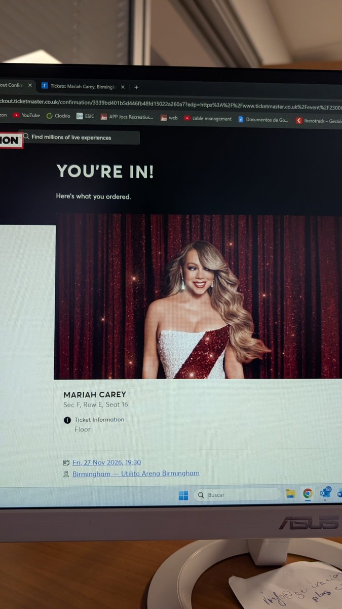 its_guillonce's tweet photo. After 6 years of being a #lamb I WILL FINALLY SEE MARIAH 😭😭😭 @MariahCarey https://t.co/FaBfZS58WM