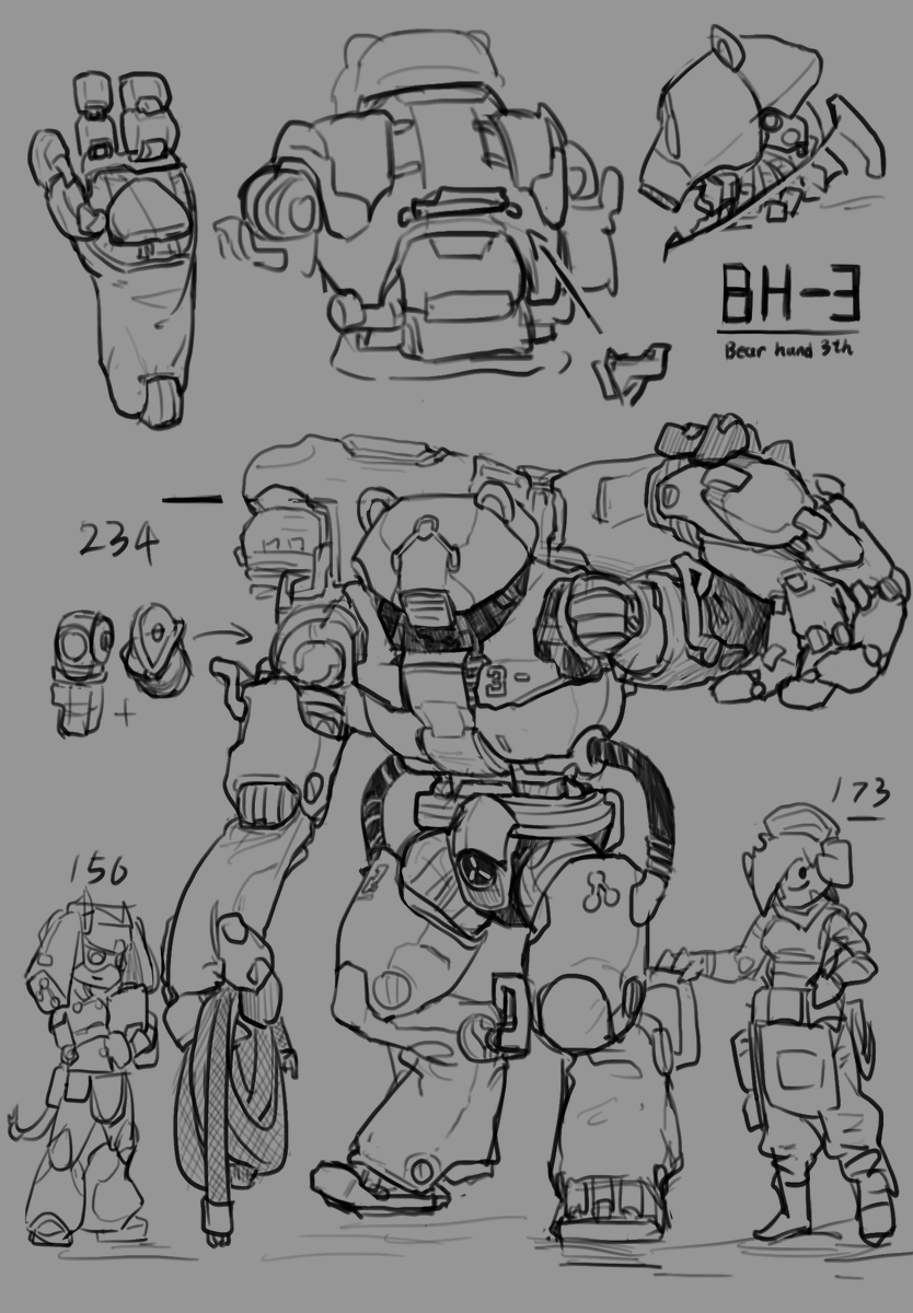 Sconter0214's tweet photo. old mechanic design sketch .1 https://t.co/JHq39kWizB