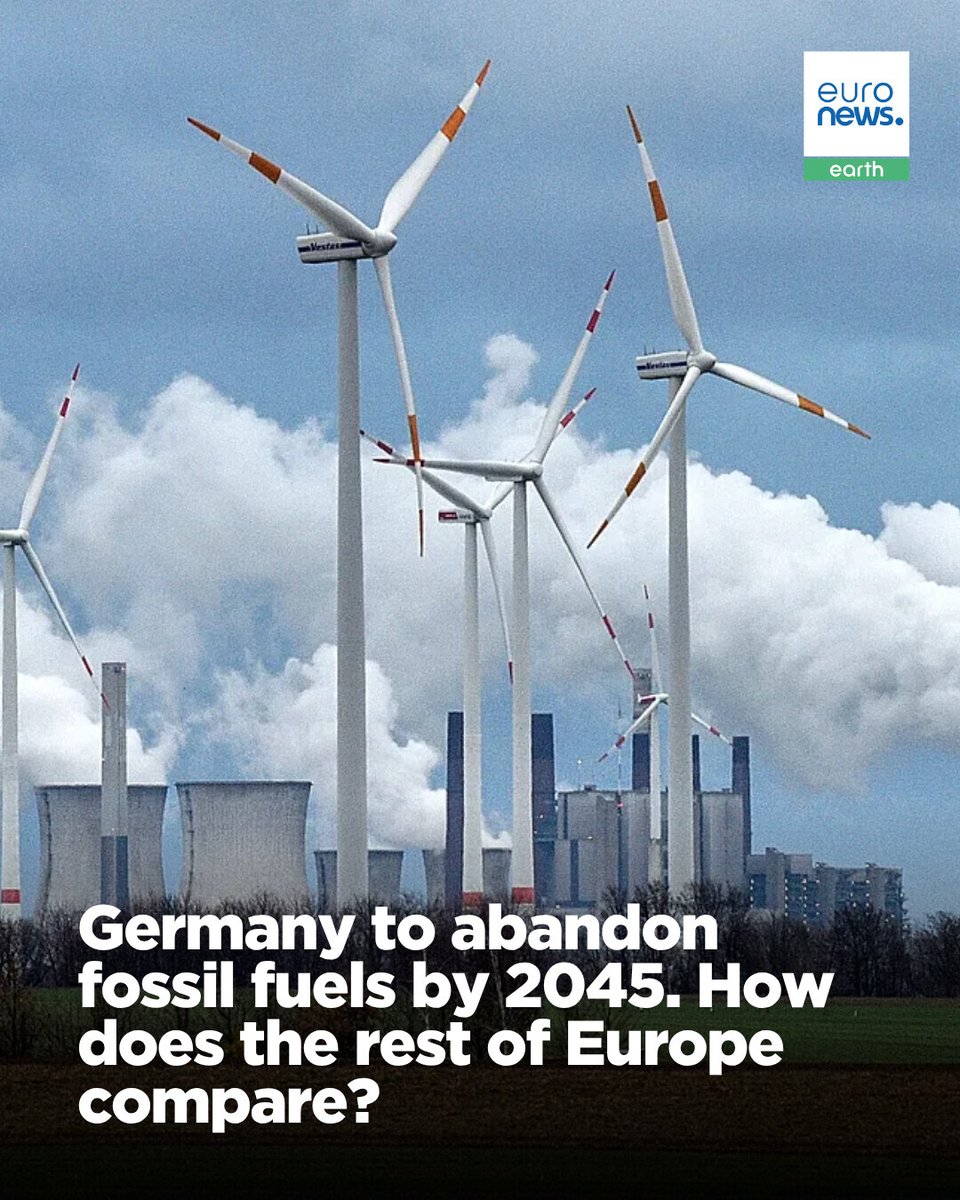 euronewsgreen's tweet photo. Germany has become the third country in Europe to unveil a national roadmap away from fossil fuels. But experts say targets still 'fall short'.

Read more at https://t.co/W73DJtNUdQ https://t.co/OeMGLnrbGC