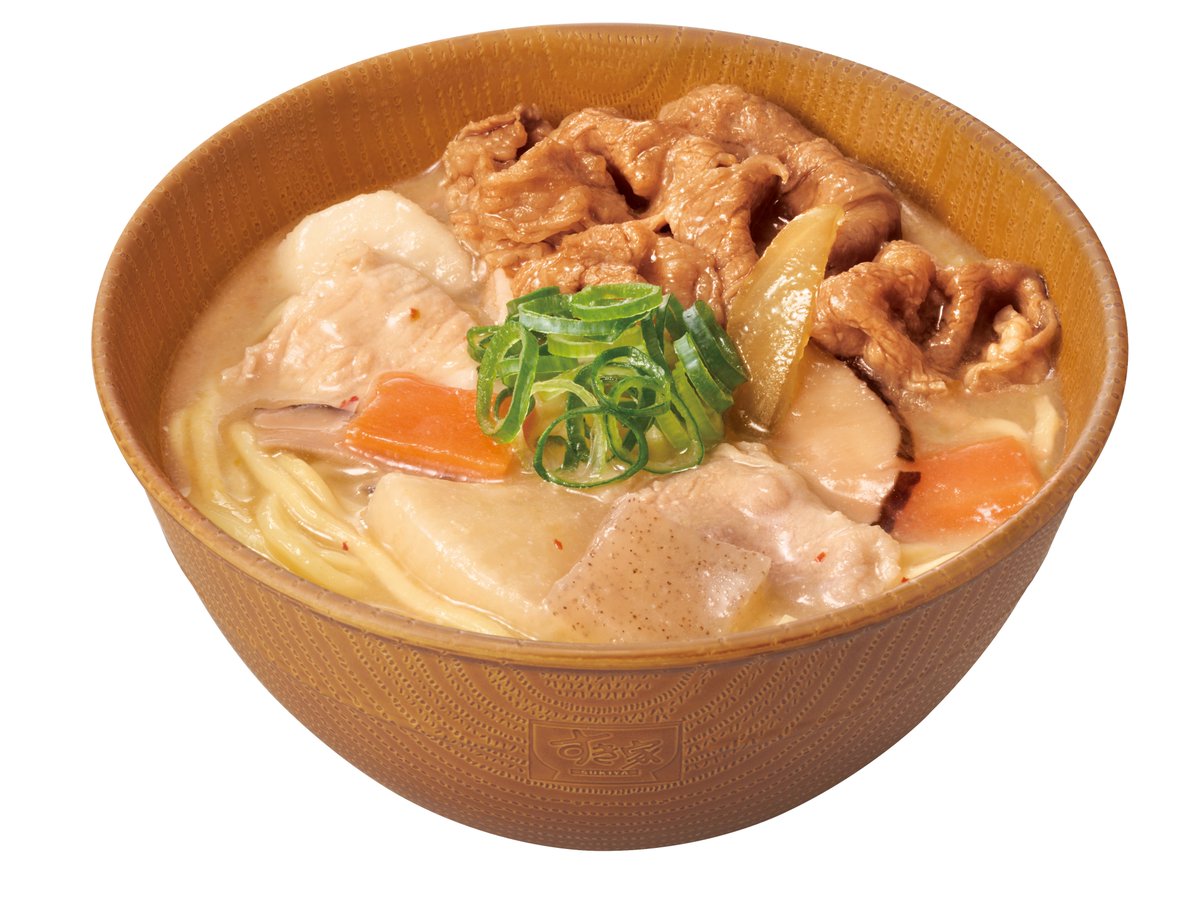 oricon's tweet photo. すき家「とん汁みそらーめん」復活🍜 
9月29日(火)9時から期間限定で販売

前回から麺を改良し
スープがより絡みやすくなった一杯✨
https://t.co/yN3maUH34A

牛肉入りや辛ねぎ入りらーめんも登場 https://t.co/7LxllntBZk