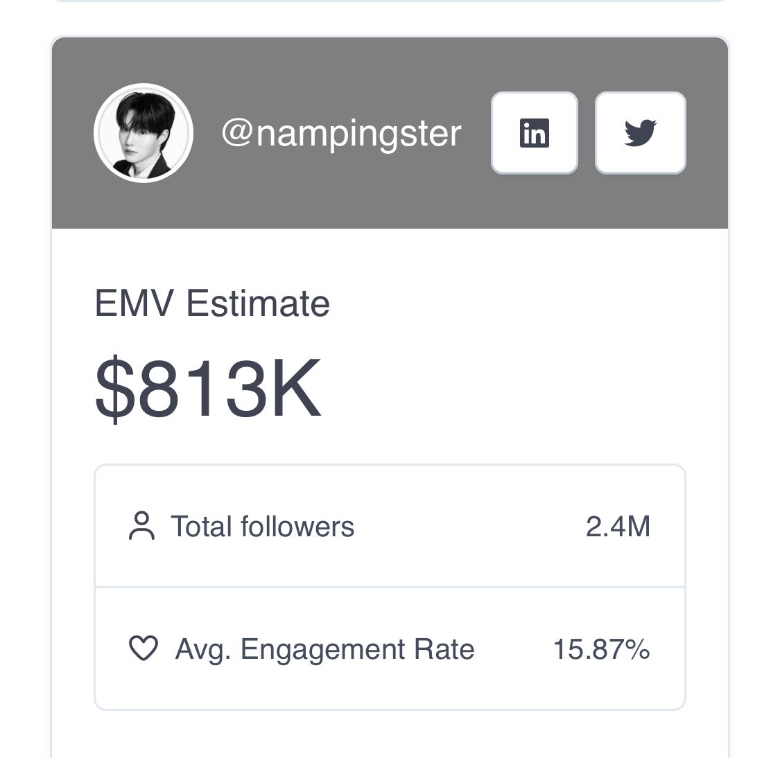 somazem's tweet photo. emv บิ๋ขึ้นเมื่ออาทิตย์ที่แล้ว 748k ไลฟ์ไอจีช่วยได้จีงๆนะเริ่ดดดดดด https://t.co/Kjnf9idO28