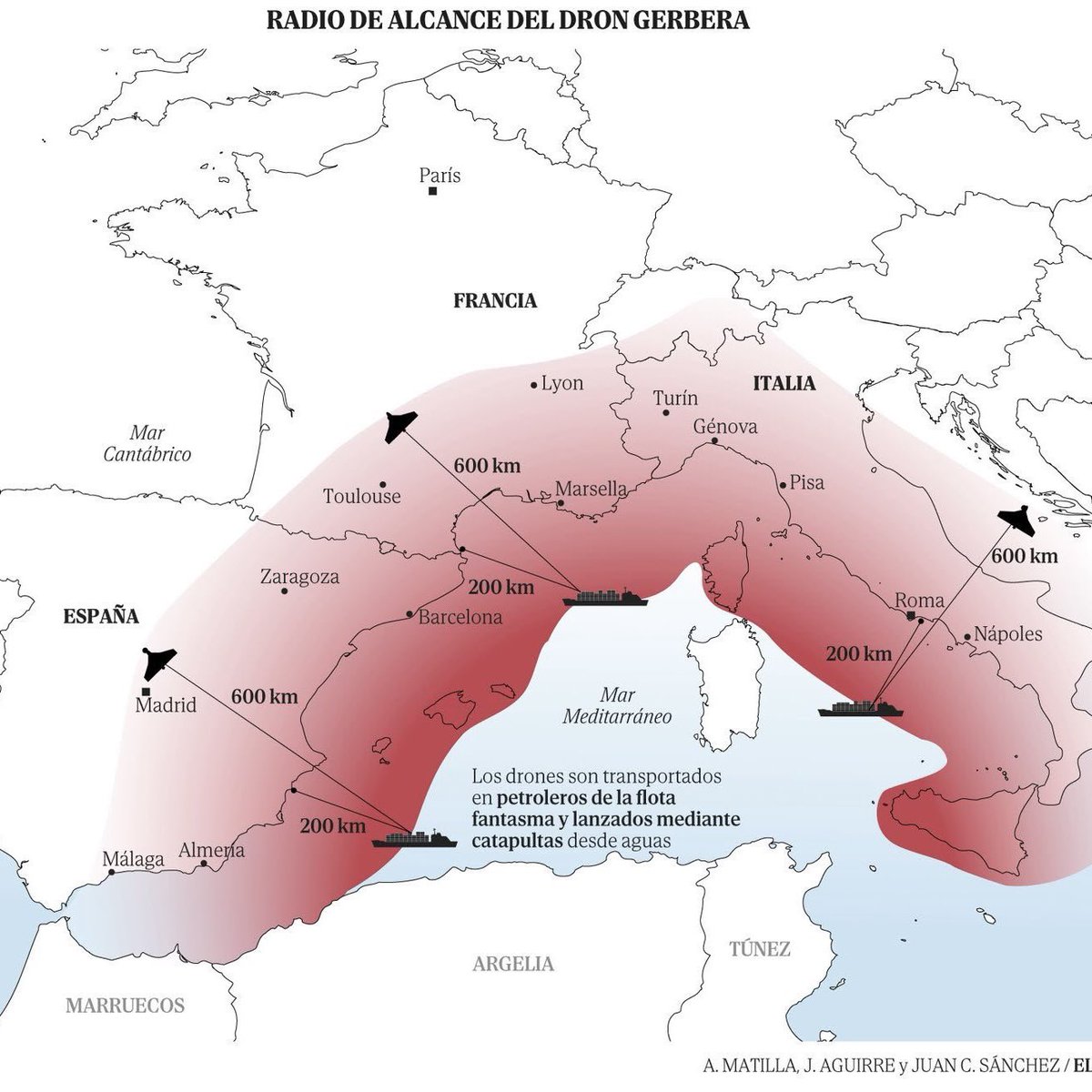 Kulturlesite_'s tweet photo. 🚨 WOW 

La CIA a averti la FRANCE, L’ESPAGNE &amp; L’ITALIE de possibles attaques de la RUSSIE par DRONES !! 

Les drones Gerbera pourraient être dissimulés dans des conteneurs à bord de navires puis lancés depuis la Méditerranée. https://t.co/8jA4o4IOgz