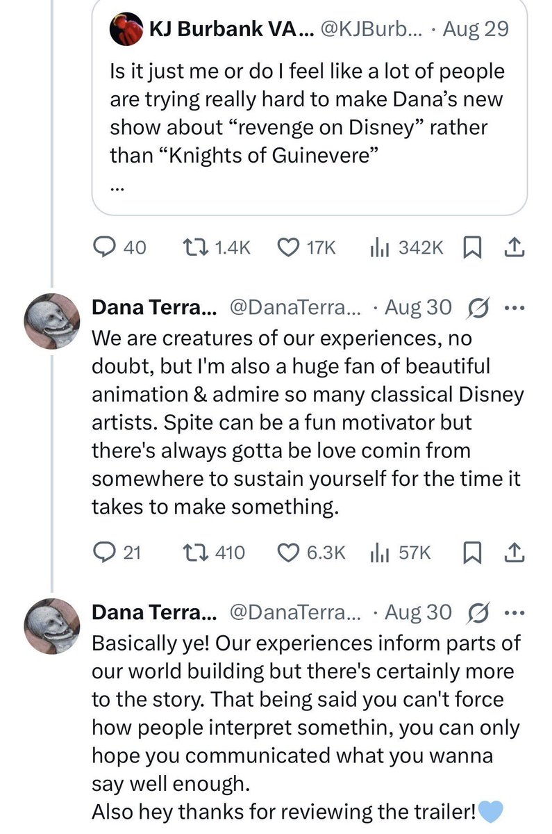 kolapon_art's tweet photo. "This show is entirely made out of spite" is just factually incorrect 💀

This trailer so heavily focuses on how this exploitation, going far beyond some jabs at Disney, has affected Gwen and all you have to say is the same tired "spite will be its downfall"- https://t.co/a3kAPnn6Dc