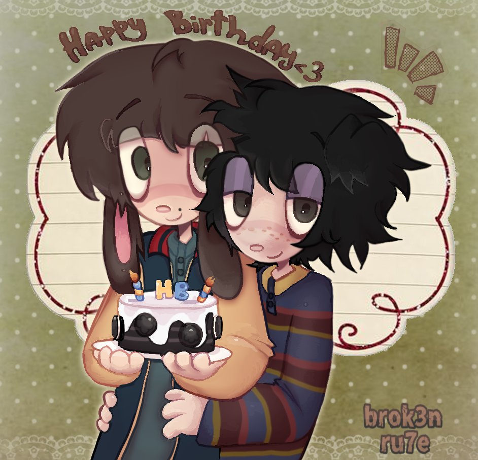 BROK3NRU7E's tweet photo. bday art for my FRIEND #byler https://t.co/eCTDE5Ay3L