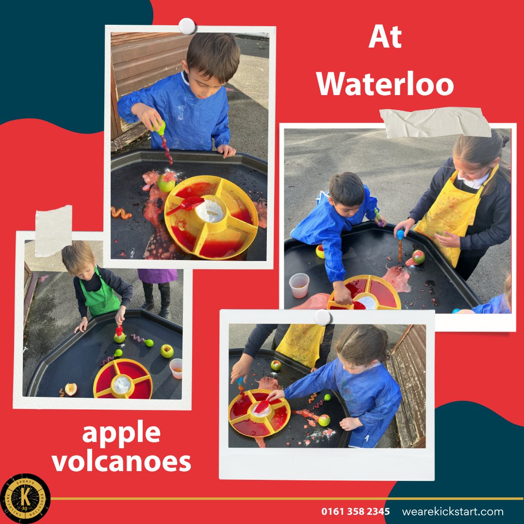 wearekickstart's tweet photo. Yesterday in childcare was full of fun!
The children made natural strawberry face masks, enjoyed Halloween crafts, outdoor fun and exciting experiments.
Take a look at what they got up to! π
#Childcare #Halloween #OutdoorFun #Kickstart https://t.co/INJeuhygQt