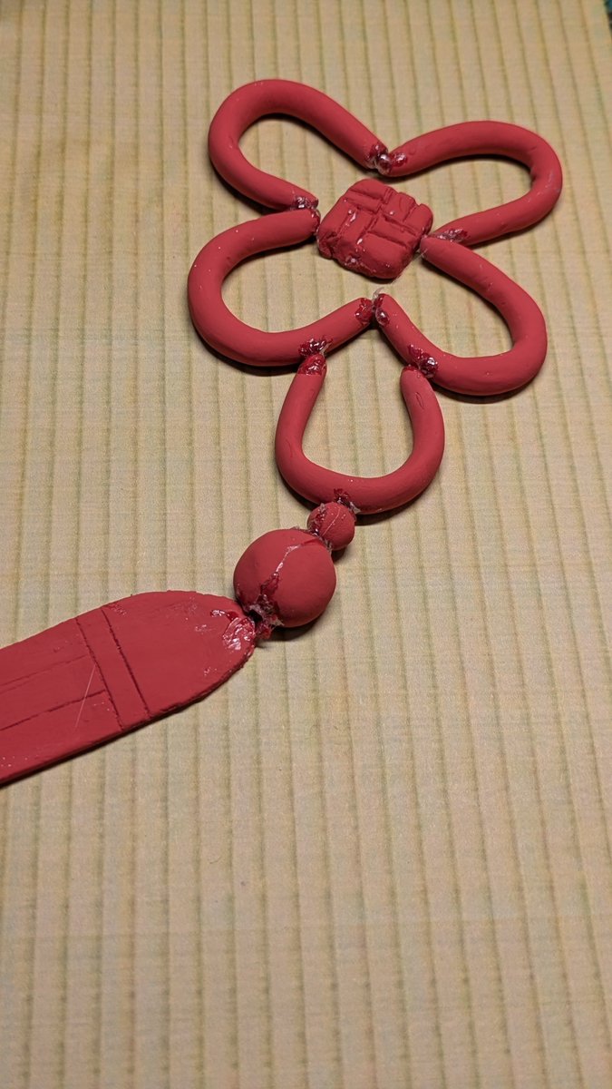 Marshdiary5945's tweet photo. 自己満足用の接写
獅音さんの着物飾りが少し汚くなってしまった…瞬間接着剤を使っていない弊害が… https://t.co/w31uegYukU