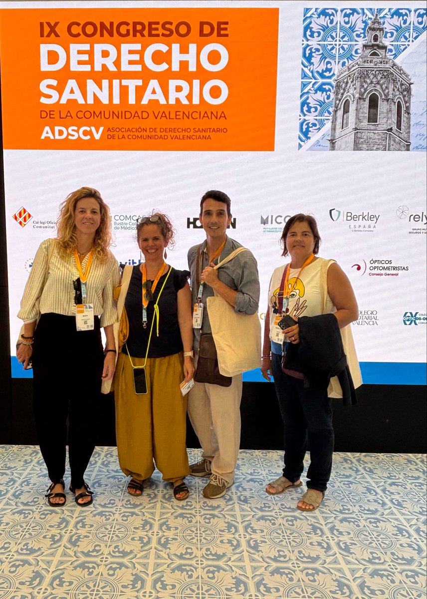 CESM_CV's tweet photo. 🏛️ CESM-CV presente en el IX Congreso de Derecho Sanitario de la Comunitat Valenciana.
Nuestros representantes durante la inauguración de esta nueva edición del encuentro de referencia sobre la sanidad y la profesión médica.
#CESMCV #SindicatoMédico #DerechoSanitario #Valencia https://t.co/xWmMQWshrR