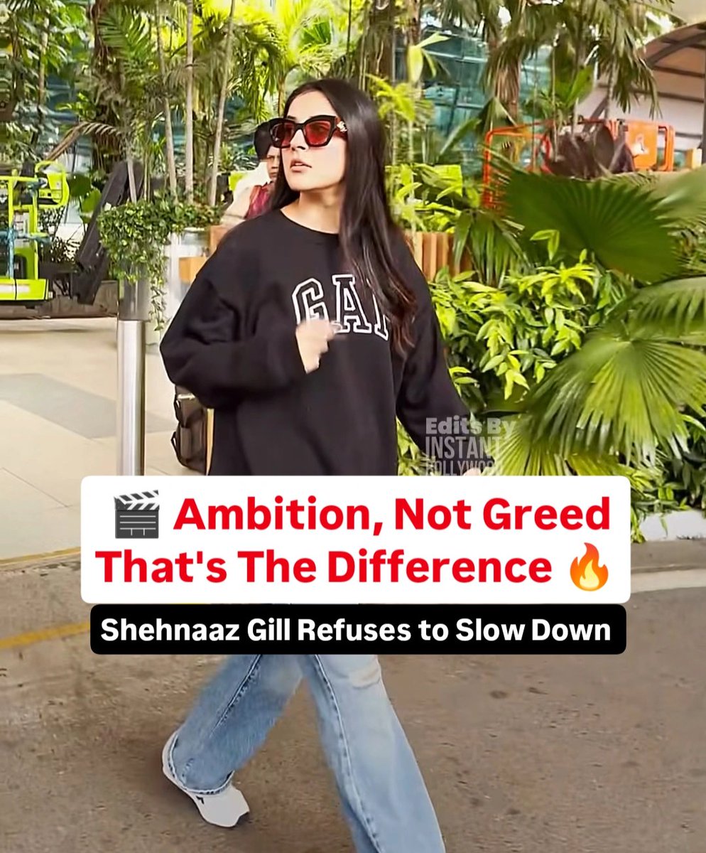 instantbolly's tweet photo. Shehnaaz Gill isn't slowing down for anyone. "Why would I become satisfied just because I got one thing? I don't want to be satisfied," she said adding, "I want to keep working and continue working."

#shehnaazgill #instantbollywood #gk https://t.co/WogdAFTutS