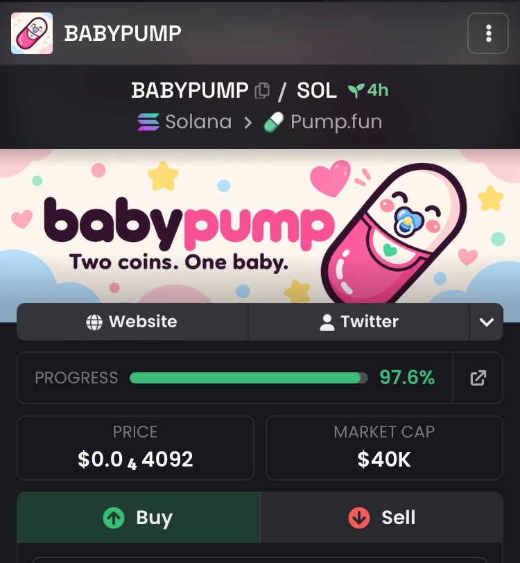 MoonCryptof30x's tweet photo. $BABYPUMP lest go fly to the moon 🚀🚀 https://t.co/yhJBtbEEMq