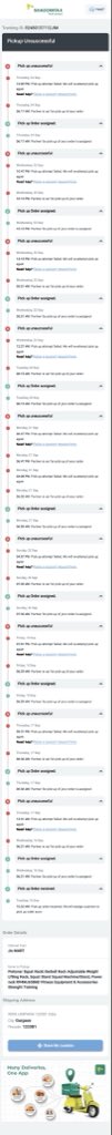MadaraReanimtd's tweet photo. @JioMart_Support @abheshekbansal 
Absolutely..absolutely incompetent order management by @JioMart &amp; their  delivery partner @shadowfax_in 

Order Id:JM6A96B99B01DF82F721

They have not been able to attempt a single successful pickup of a wrong delivered item since 9th Sep. (1/2) https://t.co/ajgZtoU7MC