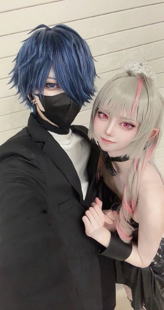 i0ri__kun's tweet photo. cos  ※ゲーム内衣装　
ホストと姫♔˖⋆♡
#Uアコスタ2026 https://t.co/AOvuBBEsIZ