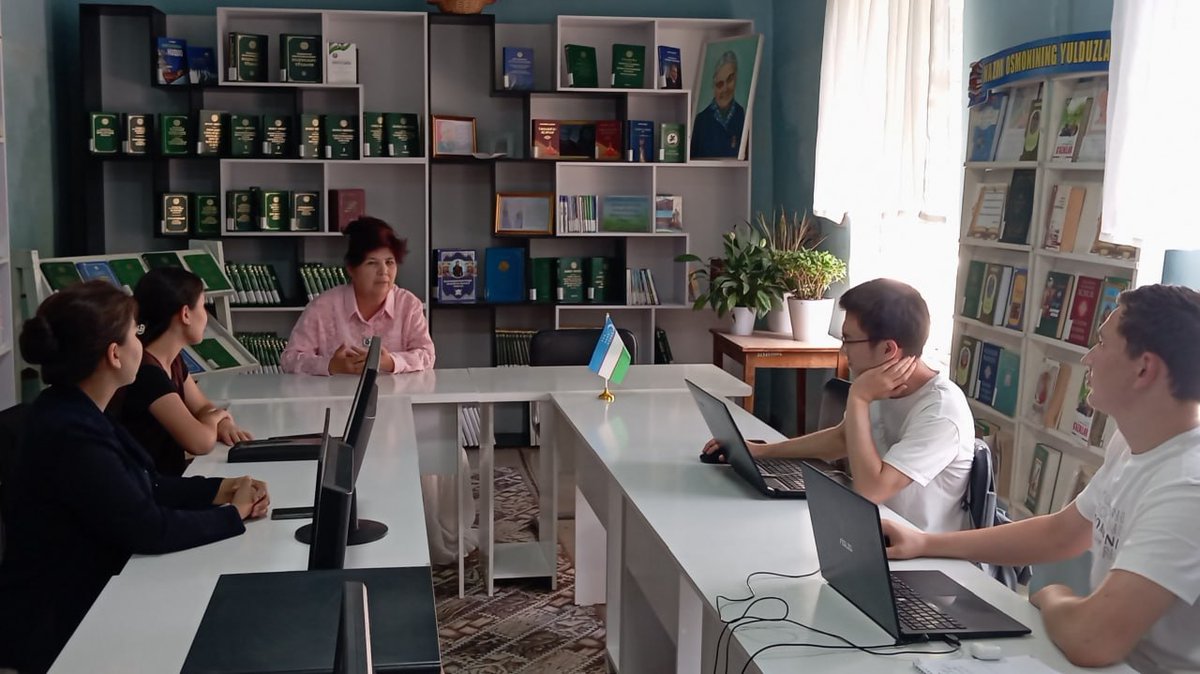 PiskentAKM's tweet photo. 📚🤝 Rahbar va yoshlar uchrashuvi

2026-yil 18-iyun kuni “Har payshanba — rahbar va yoshlar uchrashuvi” munosabati bilan Piskent tuman Axborot-kutubxona markazi rahbari Z. Normatova bir guruh yoshlar bilan samimiy uchrashuv o‘tkazdi.
#piskent_tuman_akm #yoshlar_bilan_uchrashuv https://t.co/JL3AhnBnpb