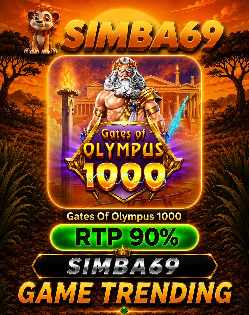 simba69_alter's tweet photo. ⚡ Gates of Olympus 1000 hadir dengan nuansa mitologi yang megah dan penuh energi! 🏛️✨ Visual bertema Olympus, karakter ikonik, serta detail grafis yang memukau membuat tampilannya semakin menarik bersama SIMBA69. 🦁🎮 https://t.co/oaYsmWIkwf