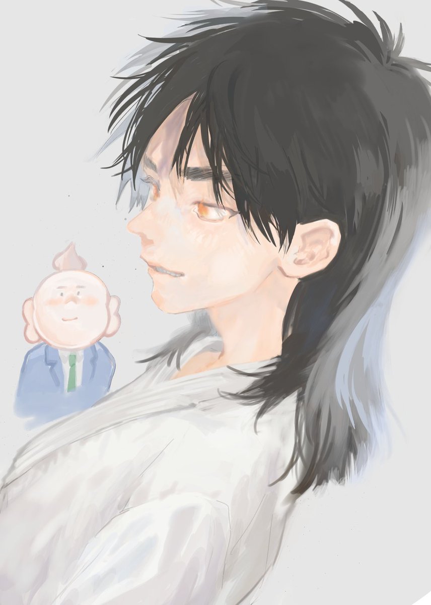 luckycccu's tweet photo. 昼に上げてたんですけど目が燃えてなかったので　火のようなものをいれました　加工前と加工なし https://t.co/a1uCtARvzm